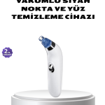 Vakumlu Siyah Nokta Temizleme Cihazı – 5 Kademe Güç ve 4 Başlıklı Derin Cilt Bakımı - Lisinya