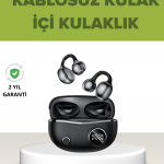 Açık Kulak Tasarımlı Bluetooth 5.4 Kablosuz Kulaklık – Uzun Pil Ömrü - Lisinya
