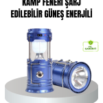 Güneş Enerjili Kamp Lambası Şarjlı Taşınabilir Kompakt Açık Hava Işığı - Lisinya