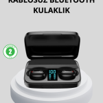 TWS Bluetooth Kulaklık 1800mAh Şarj Kutulu Dijital Ekranlı - Lisinya