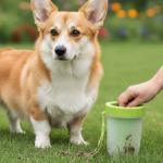 Silikon Kıllı Köpek Pati Temizleme Kabı Orta Büyük Irklar İçin Taşınabilir - Lisinya