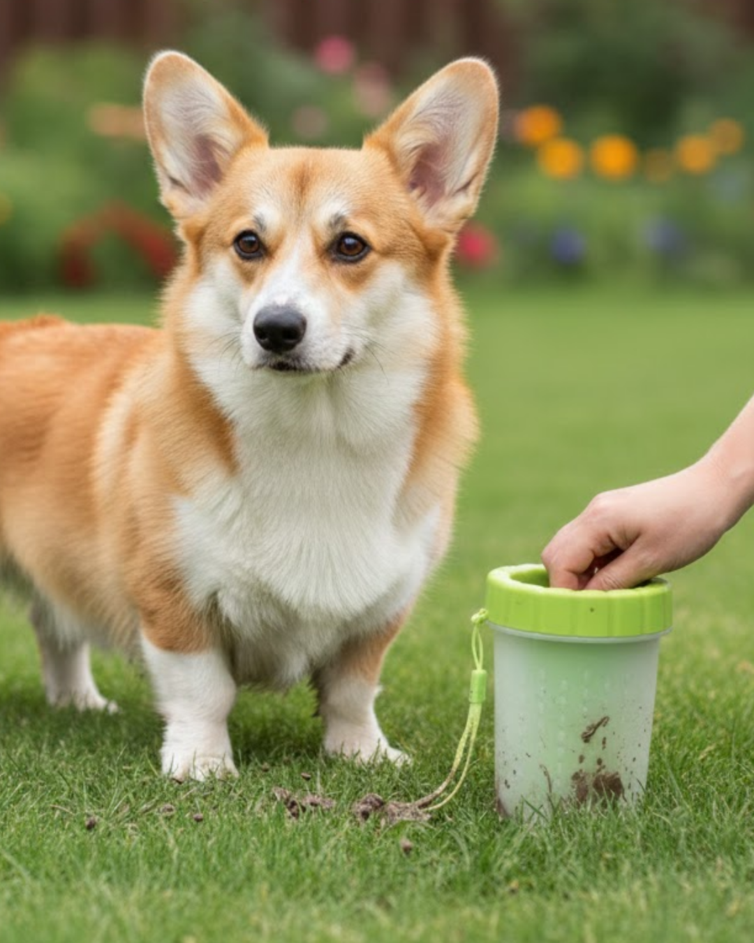 1-129 Silikon Kıllı Köpek Pati Temizleme Kabı Orta Büyük Irklar İçin Taşınabilir - Lisinya - Görsel 1