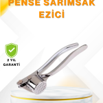 Metal Sarımsak Ezici Ergonomik Tutma ve Güçlü Presleme - Lisinya