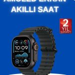 Akıllı Saat Bluetooth Bağlantılı NFC ve GPS Uyumlu Nabız Ölçer Sesli Görüşme - Lisinya