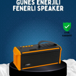 J-IPOX P520 Bluetooth Hoparlör 8W Güçlü Ses Solar Şarj FM Radyo - Lisinya