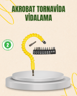 12 Parça Akrobat Vidalama Uç Seti Esnek Dar Alan Kullanım - Lisinya