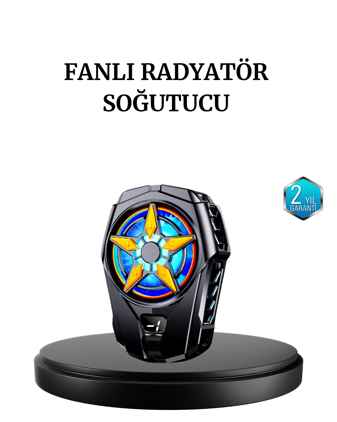1-157 Şarj Edilebilir Telefon Soğutucu Fan – Taşınabilir, Sessiz ve Güçlü Oyun Soğutucusu - Lisinya - Görsel 1