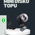 RGB LED Disko Küresi 7 Modlu Uzaktan Kumandalı - Lisinya