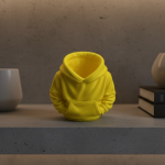 Sarı Hoodie Kalemlik 10x10 cm Masa Üstü Düzenleyici - Lisinya