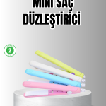 Taşınabilir Seramik Kaplama Mini Saç Düzleştirici – Seyahat ve Günlük Kullanım İçin İdeal - Lisinya