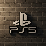 PlayStation 5 Logo Duvar Dekoru Minimal Tasarım 16×12 cm - Lisinya