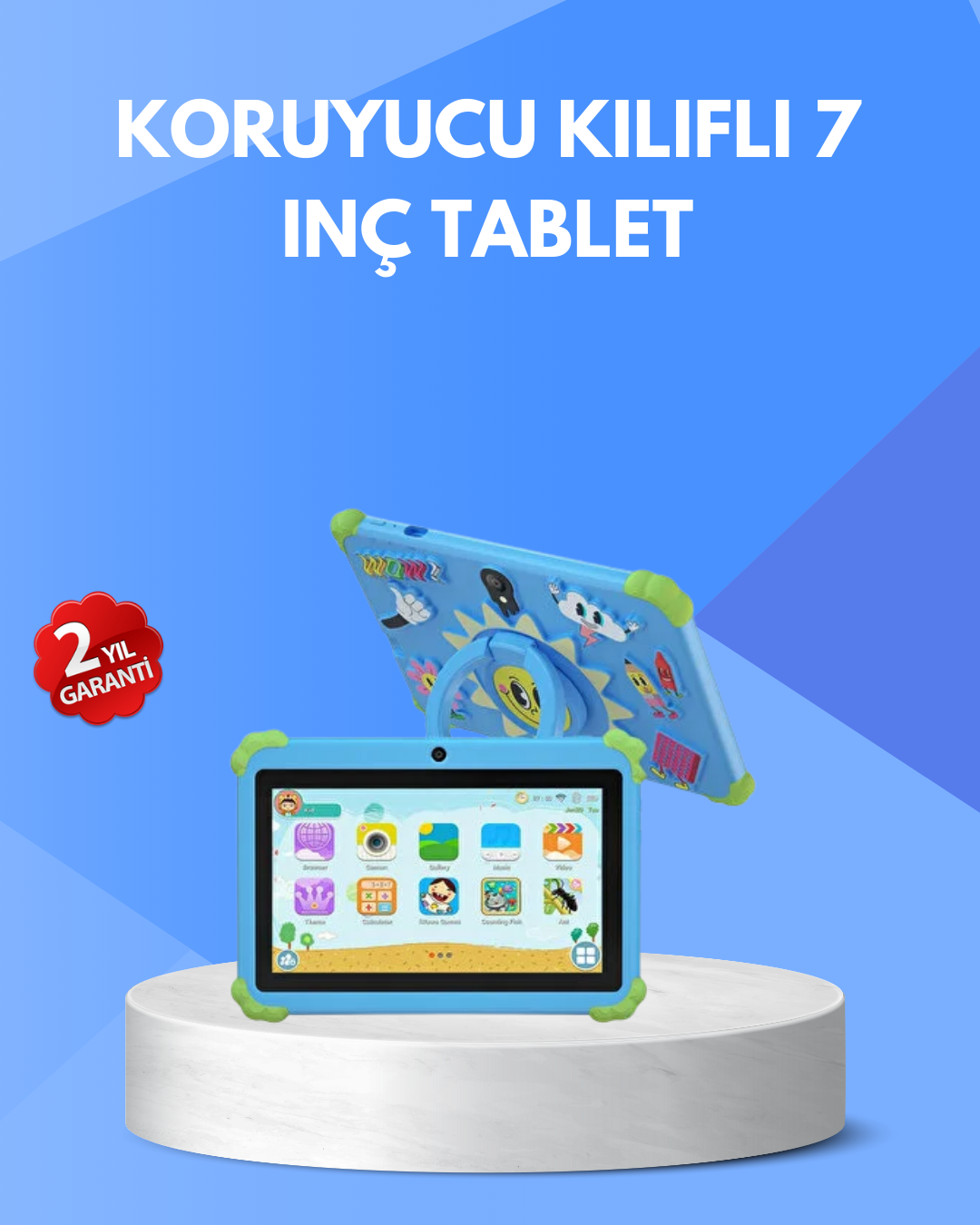 1-229 7 İnç Android Tablet WiFi Bluetooth ve Çift Kamera Destekli - Lisinya - Görsel 1