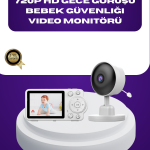 2.8 İnç Ekranlı Bebek Kamerası Gece Görüşlü ve Sesli İletişim - Lisinya