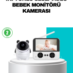 720P Bebek Kamerası Uzaktan Kontrollü Gece Görüşlü Monitör - Lisinya