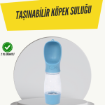 Taşınabilir Su Tasarruflu Köpek ve Kedi Su Şişesi Tek Elle Kullanım Kolaylığı - Lisinya