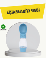 Taşınabilir Su Tasarruflu Köpek ve Kedi Su Şişesi Tek Elle Kullanım Kolaylığı - Lisinya