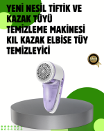 Pamuk Tiftik Tüy Temizleme Makinesi 5W – 3 Bıçaklı Sistem - Lisinya