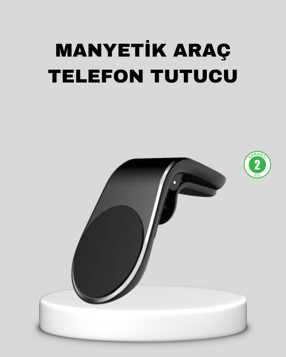 1-3 Manyetik Araç Telefon Tutucu 360° Dönebilen ve Sarsıntısız Güçlü Mıknatıslı - Lisinya - Görsel 1