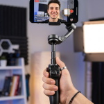 3 Eksen Telefon Gimbal Stabilizer Video Sabitleyici Vlog ve Çekim Aparatı - Lisinya
