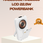 Manyetik Kablosuz Powerbank 22.5W Hızlı Şarj LCD Ekranlı - Lisinya