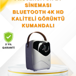 Ultra HD Çözünürlüklü Taşınabilir Projektör – 1920x1080 Piksel Görüntü Kalitesi - Lisinya