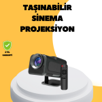 1080P Full HD Çözünürlük ve 4K Destekli Projektör - Lisinya