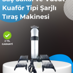 Profesyonel Saç ve Sakal Tıraş Makinesi – Tam Aksesuar Setli - Lisinya