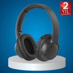 Kulak Üstü Kablosuz Bluetooth Kulaklık Yüksek Ses Kaliteli ANC Özelliği - Lisinya