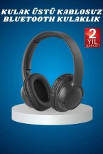 Kulak Üstü Kablosuz Bluetooth Kulaklık Yüksek Ses Kaliteli ANC Özelliği - Lisinya