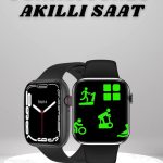 Akıllı Saat Tema Değiştirme Uyku ve Sağlık Takibi Sesli Asistan Bildirim Görme - Lisinya