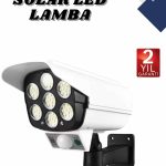 Kamera Görünümlü Led Lamba Dönebilen Bahçe Aydınlatması Duvar Lambası - Lisinya