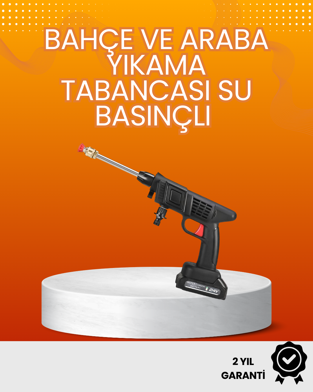 1-78 2025 Model 48V Şarjlı Basınçlı Yıkama Tabancası Orijinal Seri - Lisinya - Görsel 1