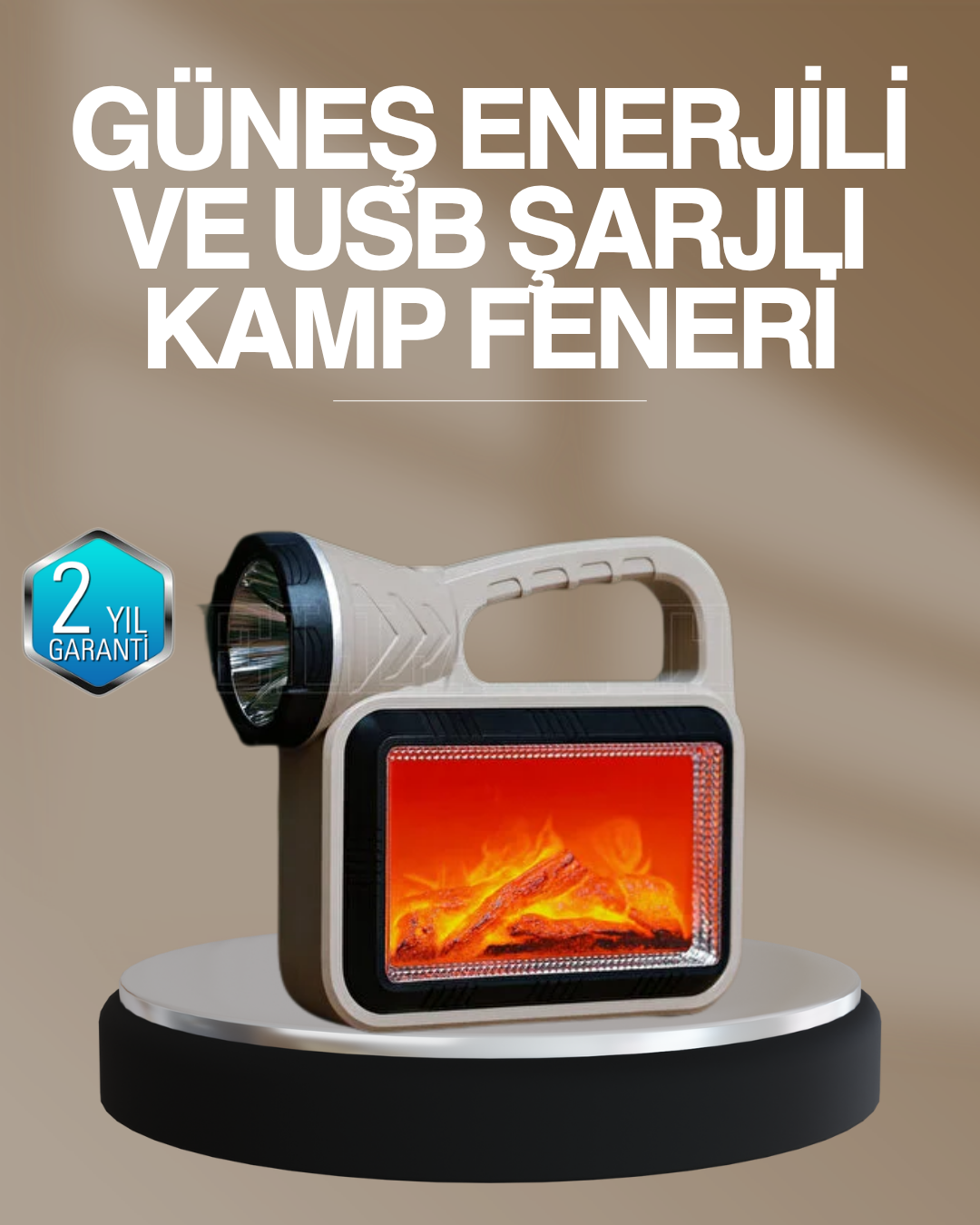 1-98 Solar COB Alev Efektli Lamba – Güneş Enerjili, Suya Dayanıklı, Taşınabilir - Lisinya - Görsel 1