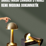 %100 Kademeli Ayarlanabilir Işık – USB Şarjlı Masa Lambası ( Lisinya )