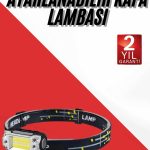 Sensörlü Kamp Lambası Ayarlanabilir Kafa Lambası Kafa Bantlı - Lisinya