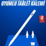 Dokunmatik Kalem Tablet Kalemi Çizim Stylus Kalem Yedek Uçlu - Lisinya