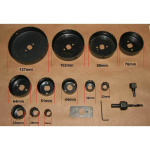 16 Parça Karbon Çelik-panç-delik Açma Testere Seti ( Lisinya ) - Görsel 2