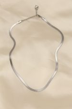 316L Çelik Silver Renk 45 cm İtalyan Zincir Model Kadın Kolye - Lisinya