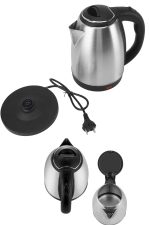 Elektrikli Paslanmaz Çelik Su Isıtcı Çelik Kettle 1.8 Lt. Uzun Ömürlü - Lisinya - Görsel 2