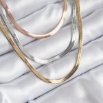 316L Çelik Mix Renk İtalyan Zincir Model Kadın Kolye - Lisinya