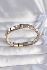 316L Çelik Çift Renk Yazılı Nomination Bileklik - Lisinya