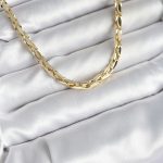 Pirinç Gold Renk 60 cm Zincir Kadın Kolye - Lisinya