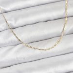CM 14K Gold Renk Kesme Model 60 cm Kadın Kolye - Lisinya