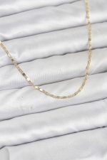 CM 14K Gold Renk Ezme Zincir Model 60 cm Kadın Kolye - Lisinya