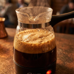 Cam Cezveli Türk Kahvesi Makinesi 650W 5 Fincan Kapasiteli Elektrikli Kahve Makinesi - Lisinya