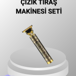 Şarjlı T Bıçaklı Saç ve Sakal Tıraş Makinesi – 3 Başlıklı, Güçlü Motorlu, 2 Saat Kullanım - Lisinya