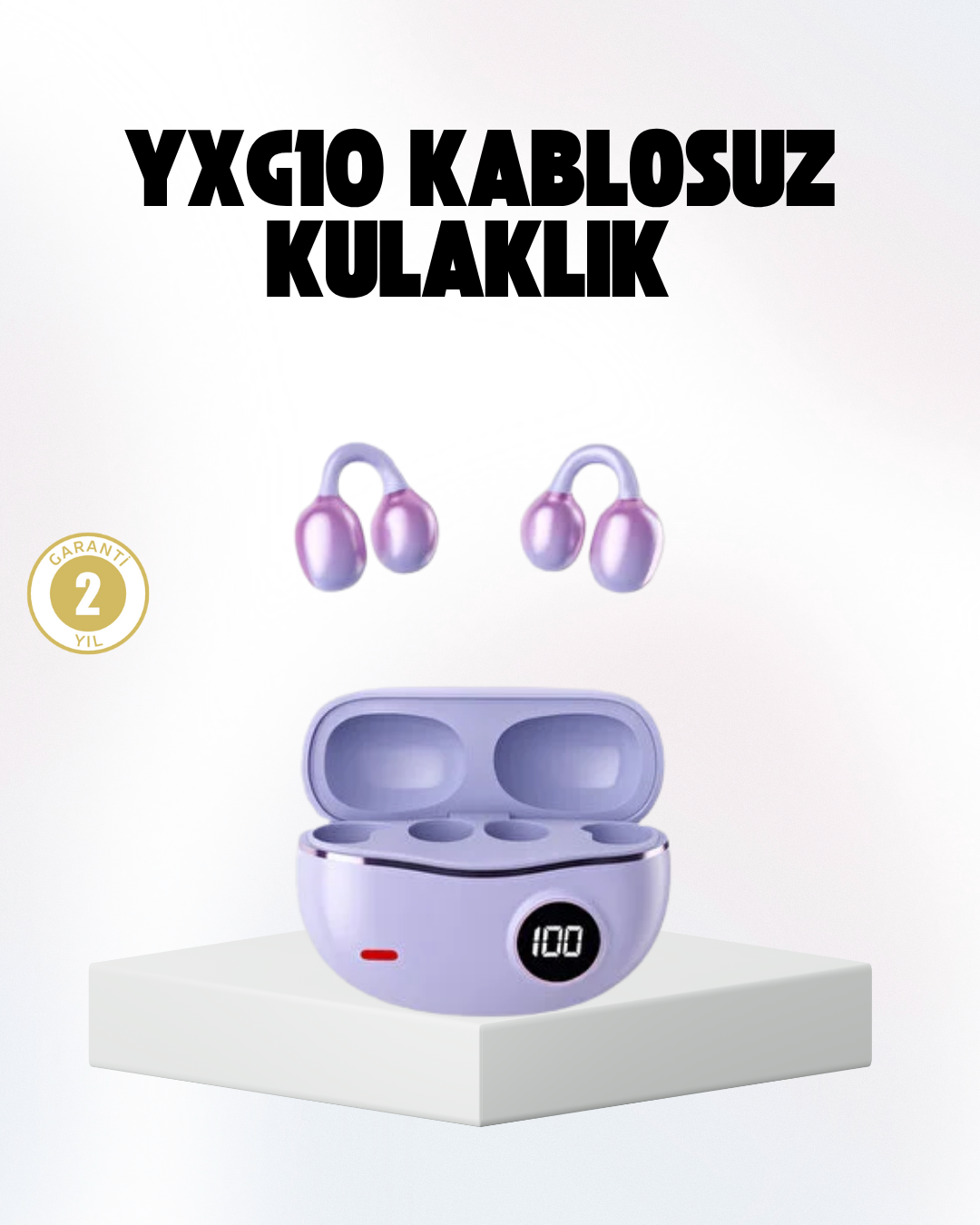 2-126 Bluetooth YXG10 Kulak Arkası Tasarım Cilt Dostu Silikon Hafif Yapı - Lisinya - Görsel 1