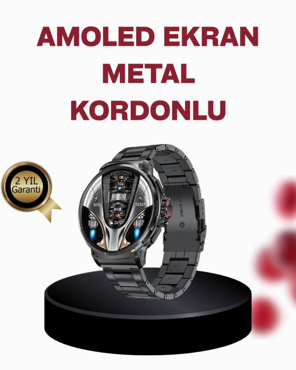 10 Gün Pil Ömrü ve 100+ Spor Modu ile SW80 Akıllı Saat - Lisinya