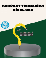 12 Parça Akrobat Bits Seti Çok Amaçlı Vidalama Dayanıklı Çelik - Lisinya