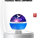LED Gece Lambası 6 Renk Seçenekli Yumuşak Işıklı Uyku Yardımcı Lamba - Lisinya